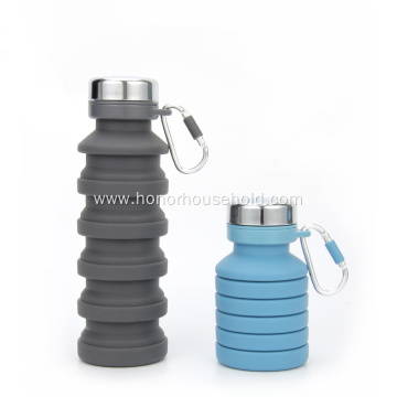 Silicone Collapsible Folding Water Bottle